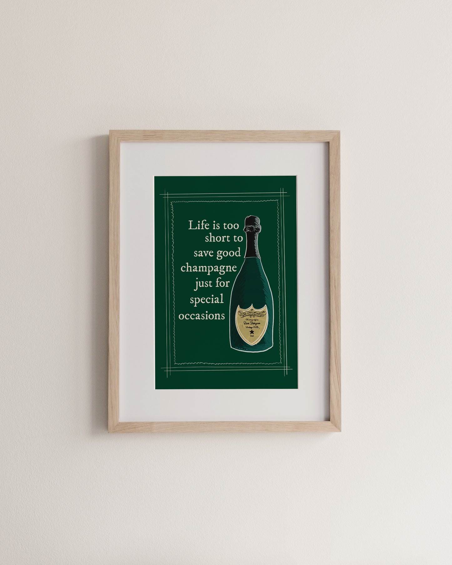 Life is too short to save good champagne for special occasions