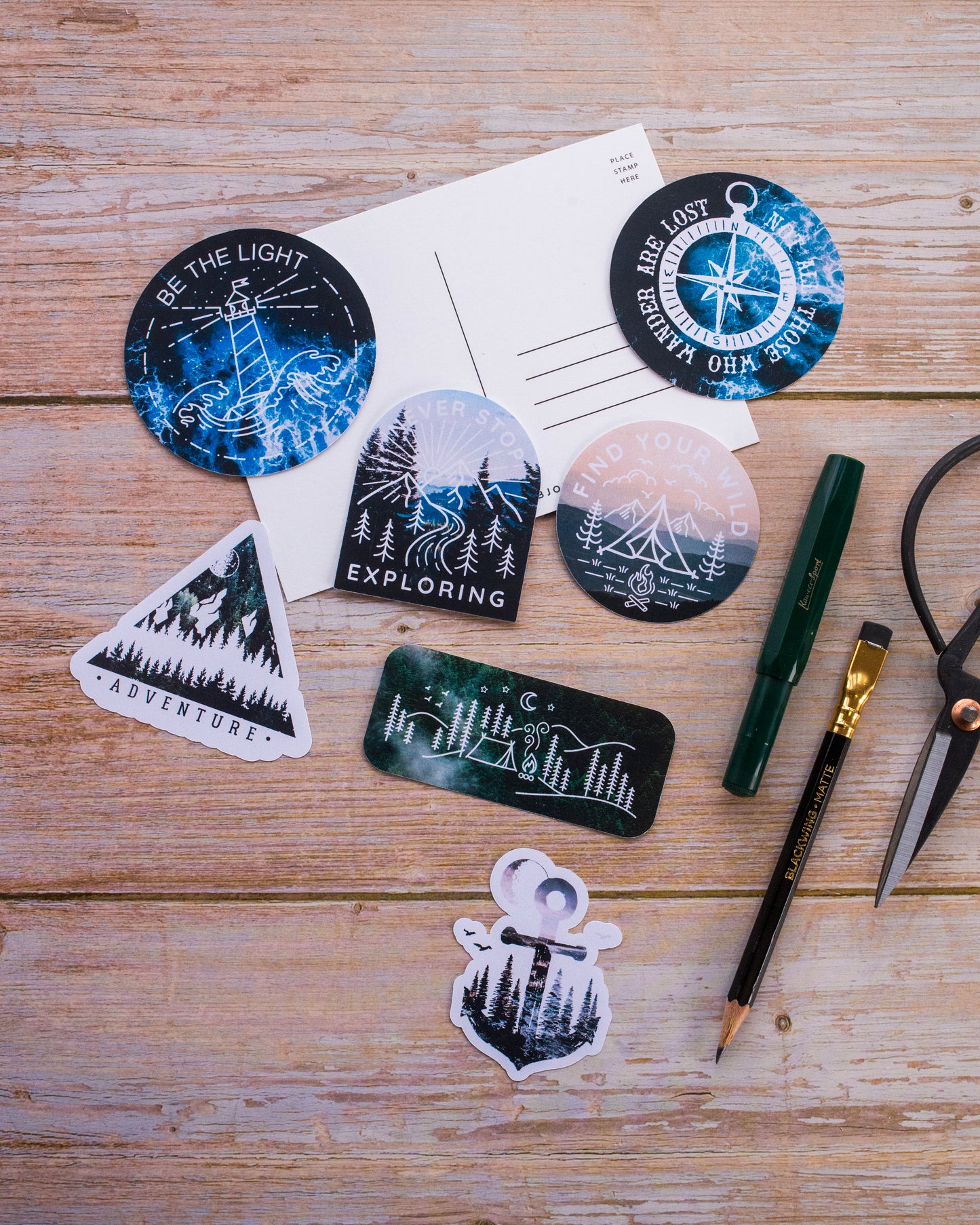 Woods & Waves Sticker Set