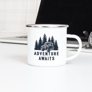 Adventure Awaits - Enamel Mug