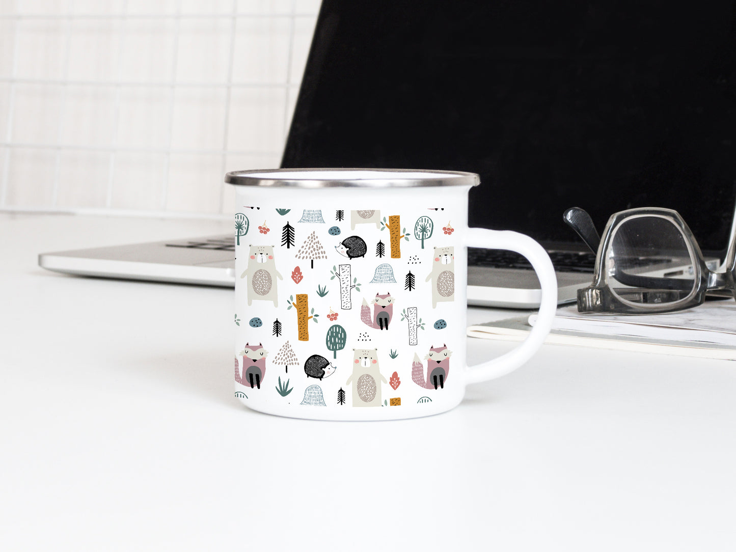 Bears in the Woods - Enamel Mug