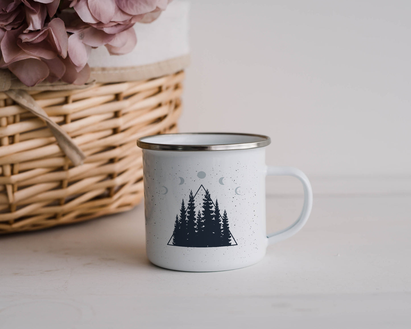 Let's go to the woods - Enamel Mug