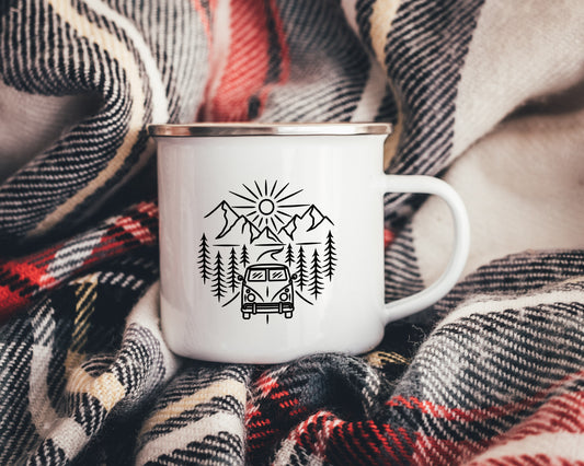 Let's go on an adventure - Enamel Mug