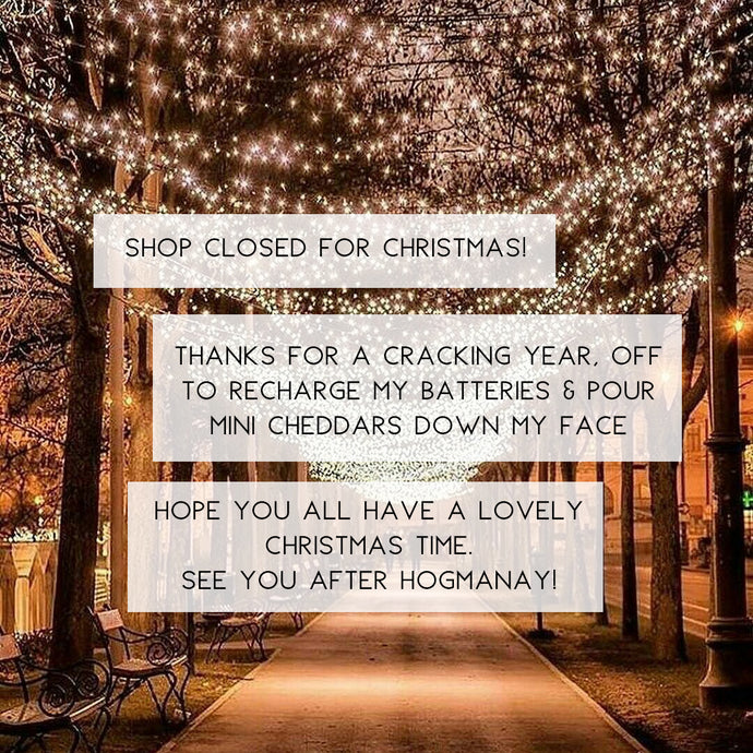 Shop Closed for Christmas