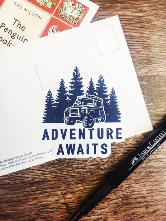 Adventure Awaits Sticker