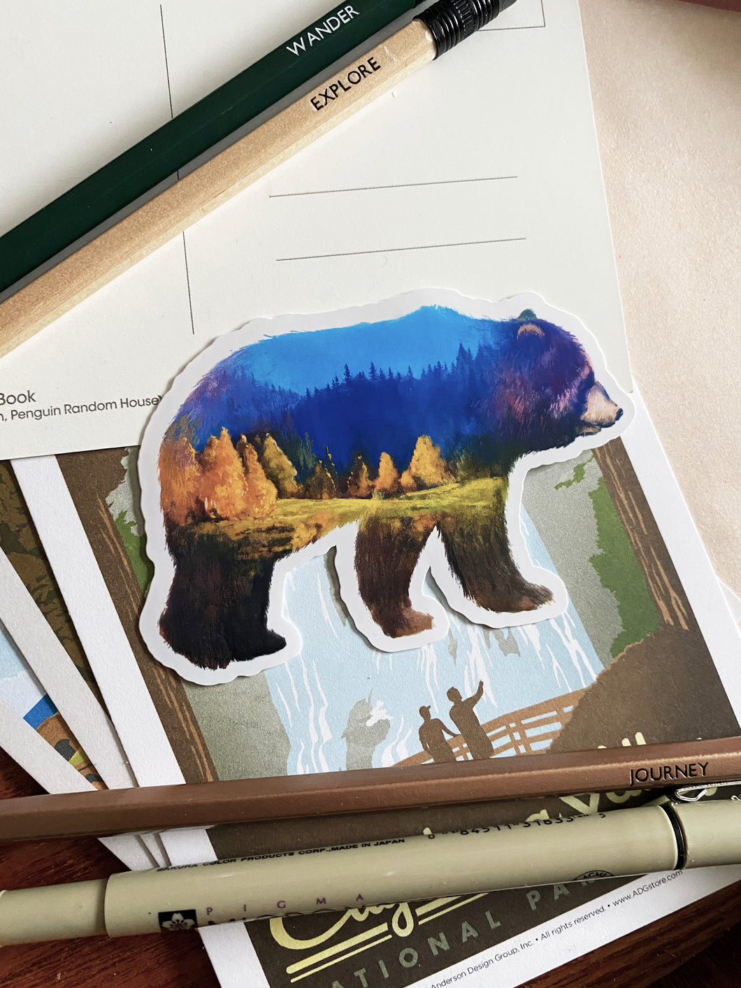 Mountain bear Sticker