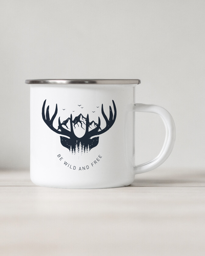 Be Wild & Free - Enamel Mug