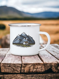 Mountain Bothy - Enamel Mug