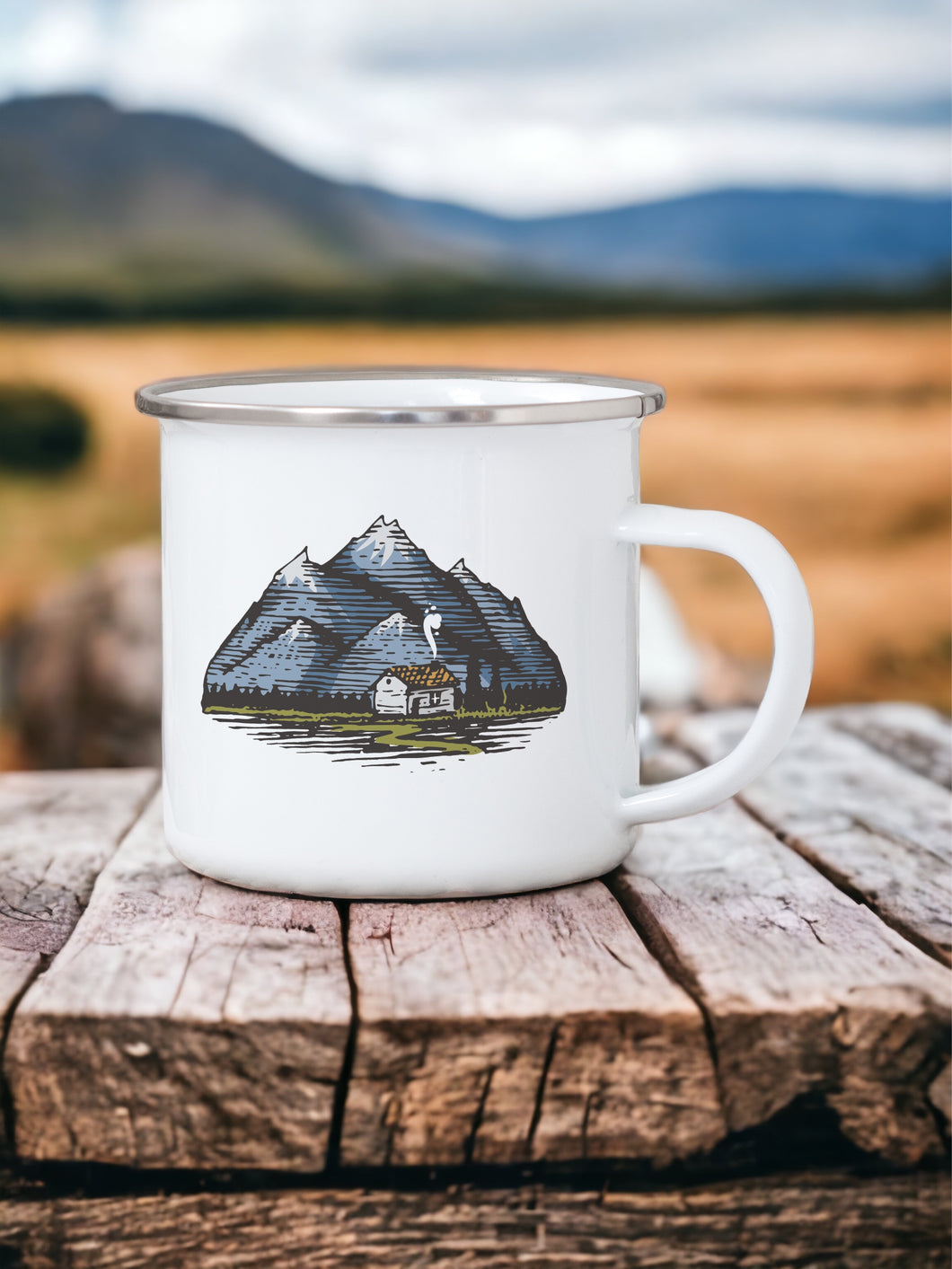 Mountain Bothy - Enamel Mug