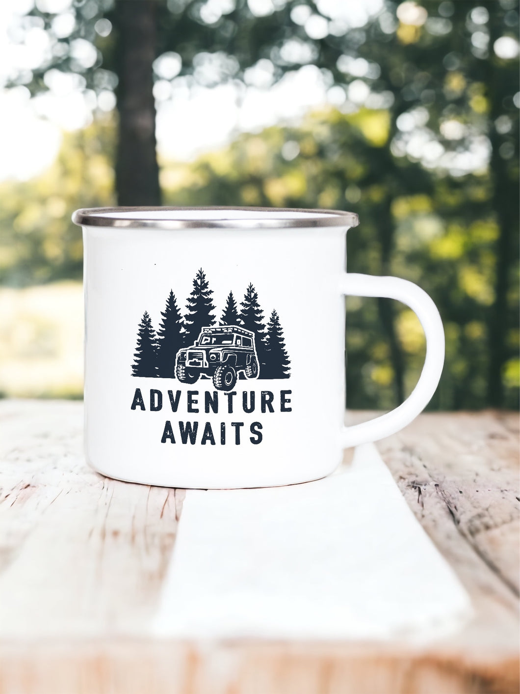 Adventure Awaits - Enamel Mug