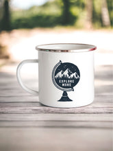 Load image into Gallery viewer, Explore More Globe - Enamel Mug