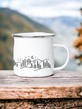 Load image into Gallery viewer, Forest Campsite - Enamel Mug