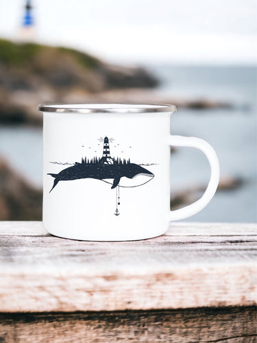 Whale Island - Enamel Mug