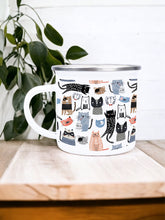 Load image into Gallery viewer, All the Cats - Enamel Mug