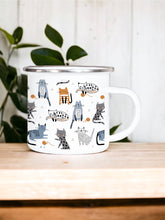 Load image into Gallery viewer, All the Cats - Enamel Mug