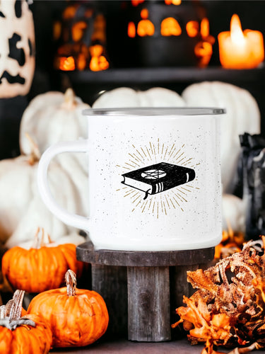 Spell Book - Enamel Mug
