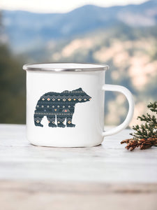 Bettie the Bear - Get Wild - Enamel Mug