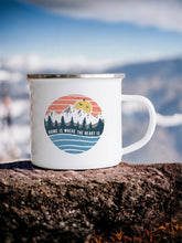 Load image into Gallery viewer, home is where the heart is - Enamel Mug