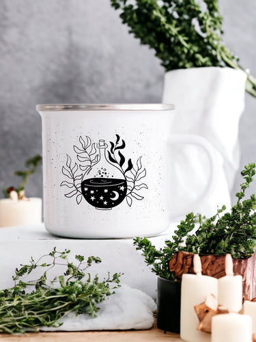 Hedge Witch - Enamel Mug