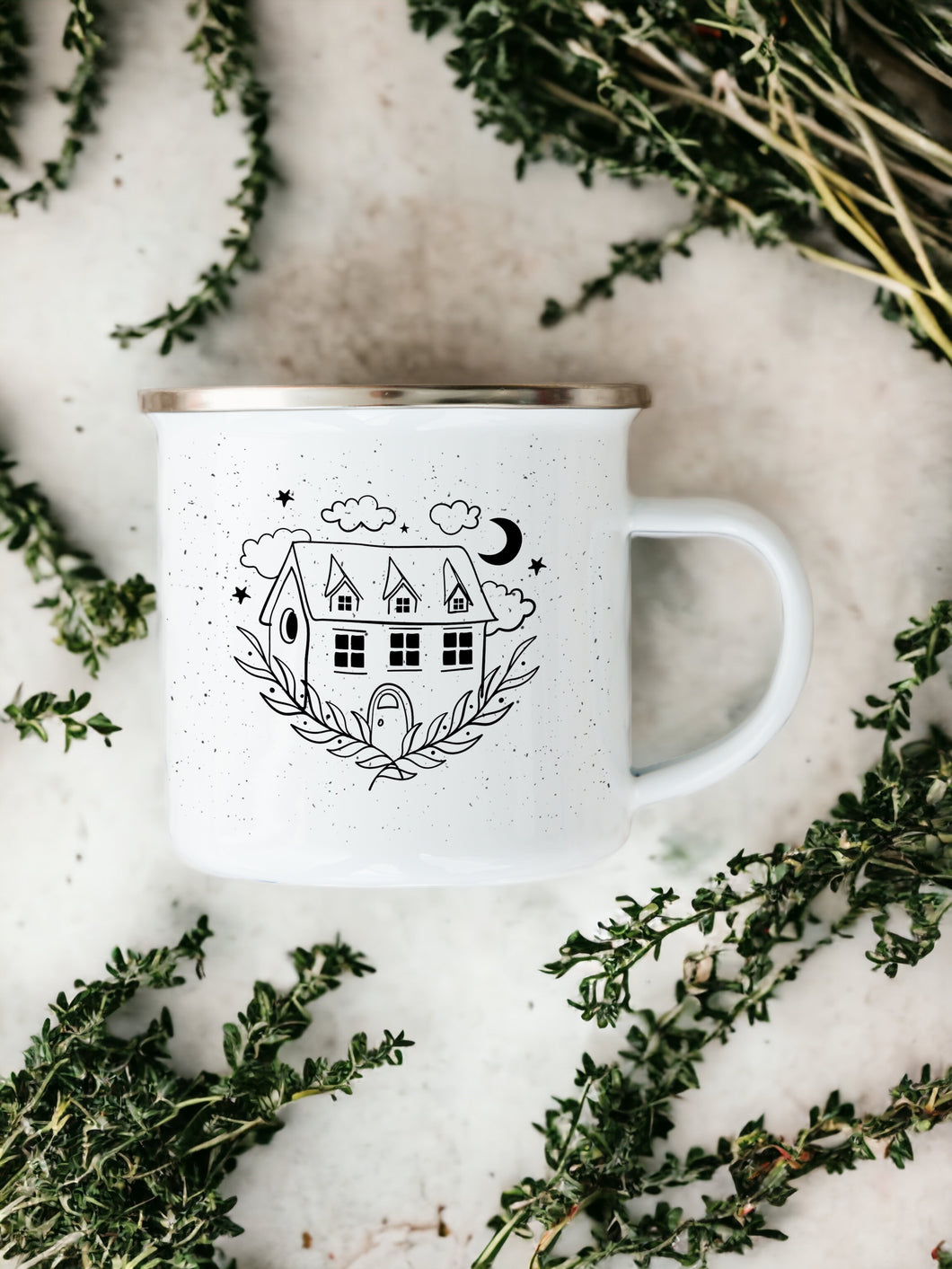 Hedge Witch - Enamel Mug