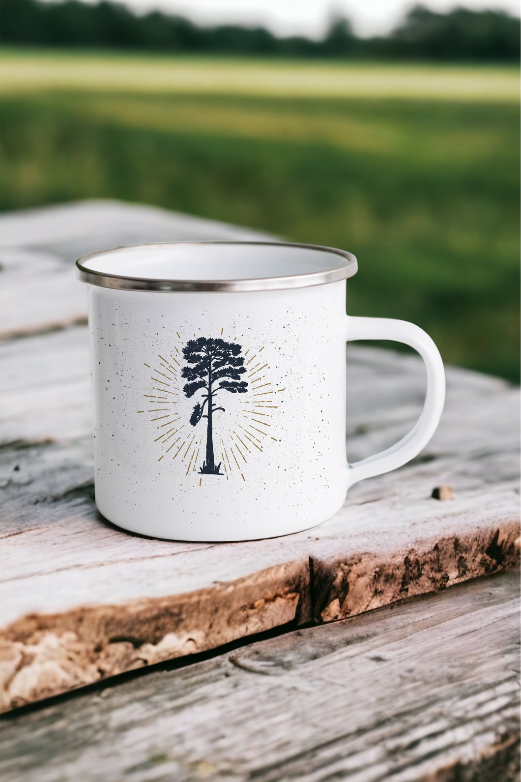 Scots Pine - Enamel Mug