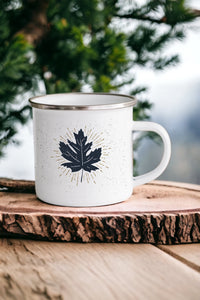 Leaf - Enamel Mug