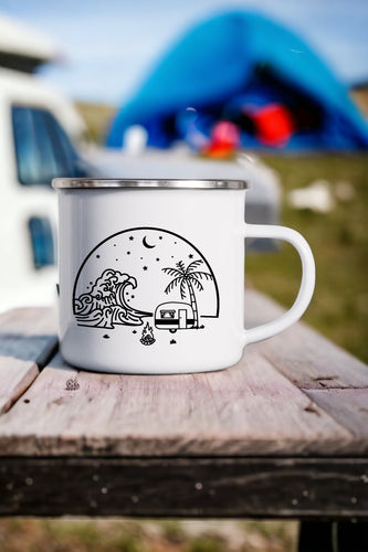 Caravan Adventures - Enamel Mug