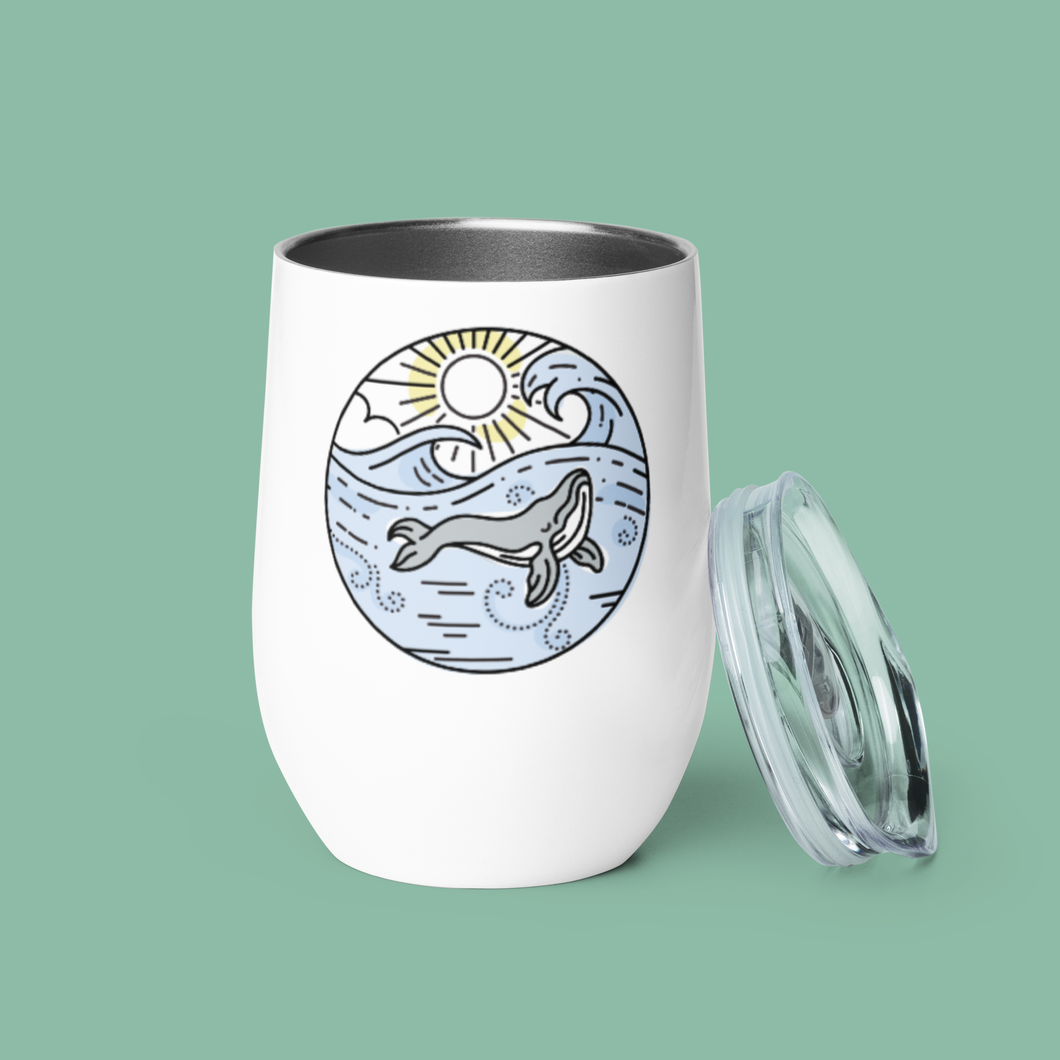 Whale of a time - Wine Tumbler