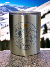 Load image into Gallery viewer, Bigfoot in the forest - Low Ball Stainless Steel Tumbler