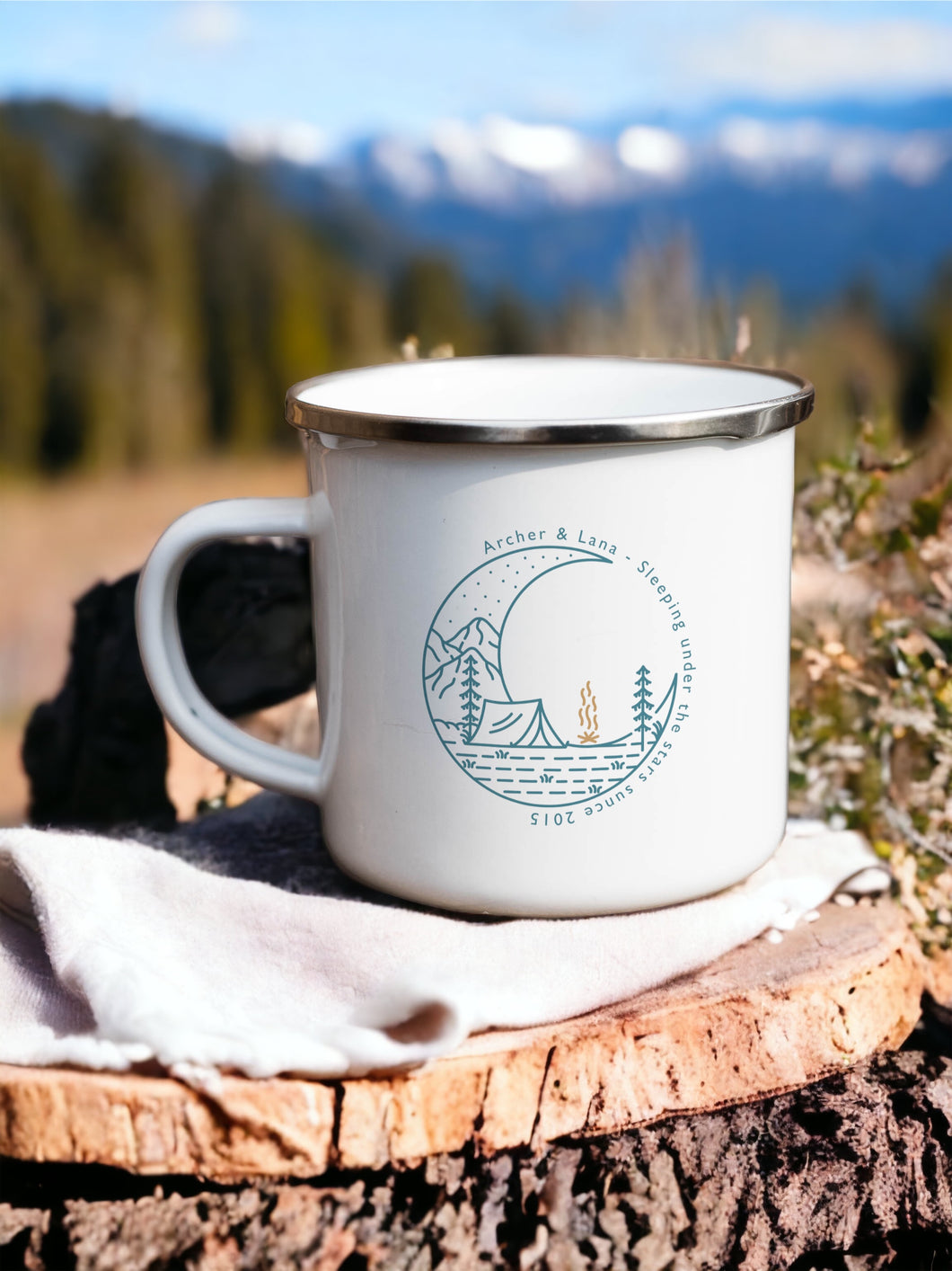 Personalised Camping Mug