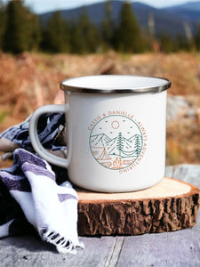 Personalised Couples Camping Mug