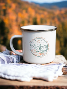 Personalised Couples Camping Mug