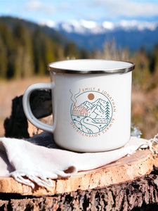 Personalised Couples Camping Mug