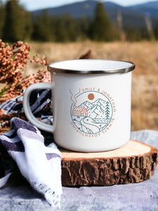 Personalised Couples Camping Mug