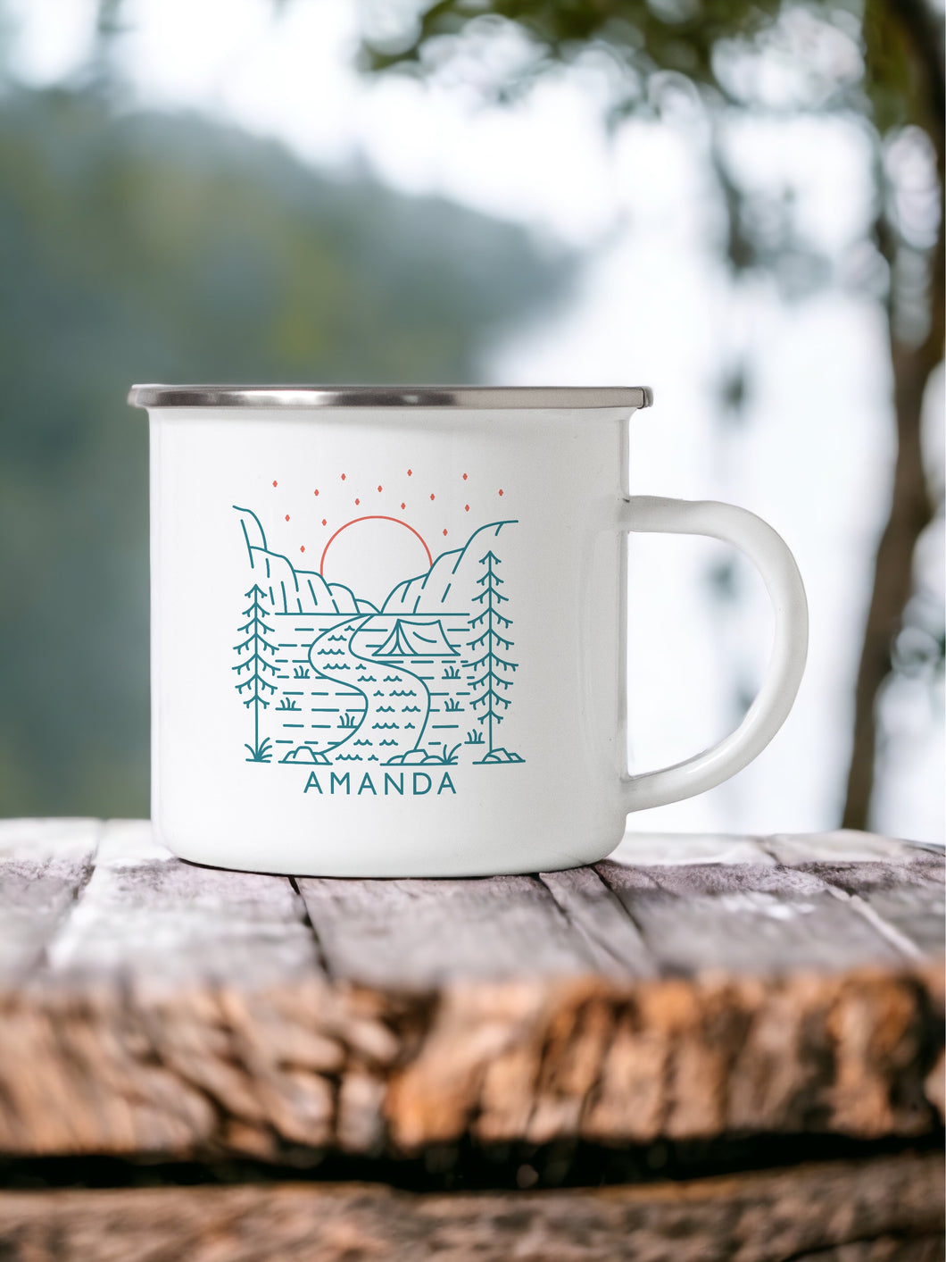 Personalised Camping Mug