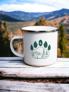 Let's go camping - Enamel Camping Mug