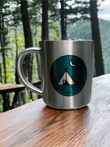 Mountains - Stainless Steel Camping Mug