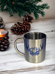 Be wild and free - Stainless Steel Camping Mug