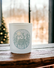 Load image into Gallery viewer, Cabin in the woods Glass Candle Votive