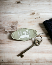 Load image into Gallery viewer, Campervan retro motel style keyring