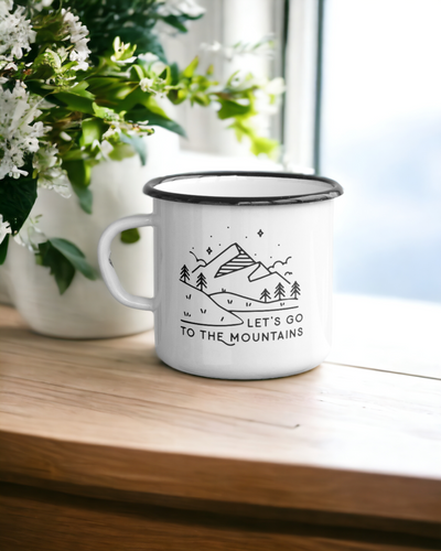 Let's go to the mountains - Ceramic Camper