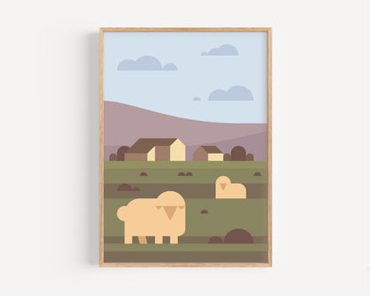 Yorkshire, Places to Go Print