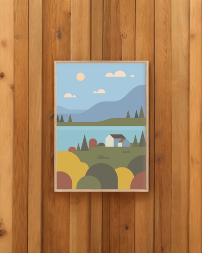 The Lakes, Places to Go A5 Print