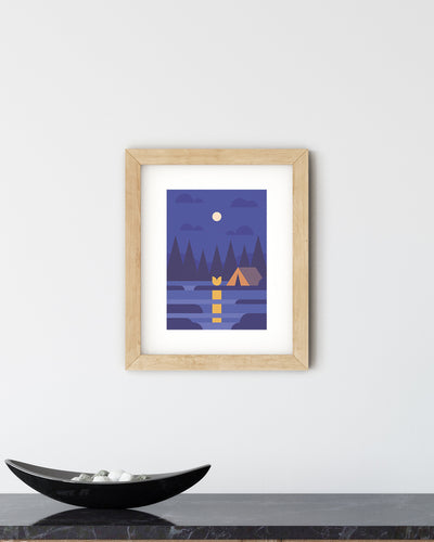 California, Places to Go A5 Print