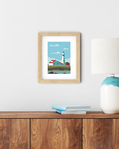 Maine, Places to Go A5 Print