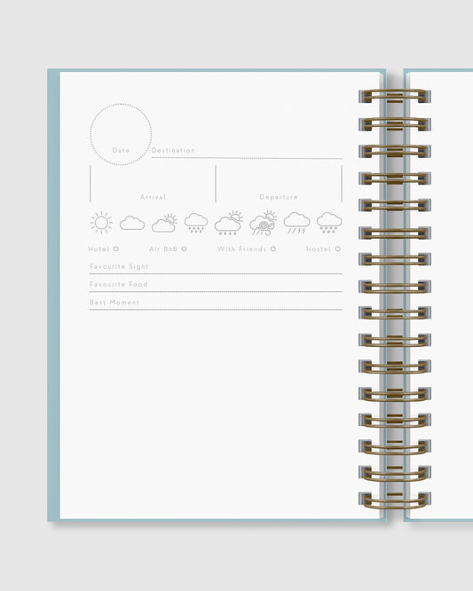 Travel, Hardback Journal