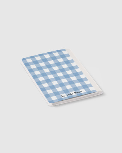 Blue Gingham Exercise Pad - Large
