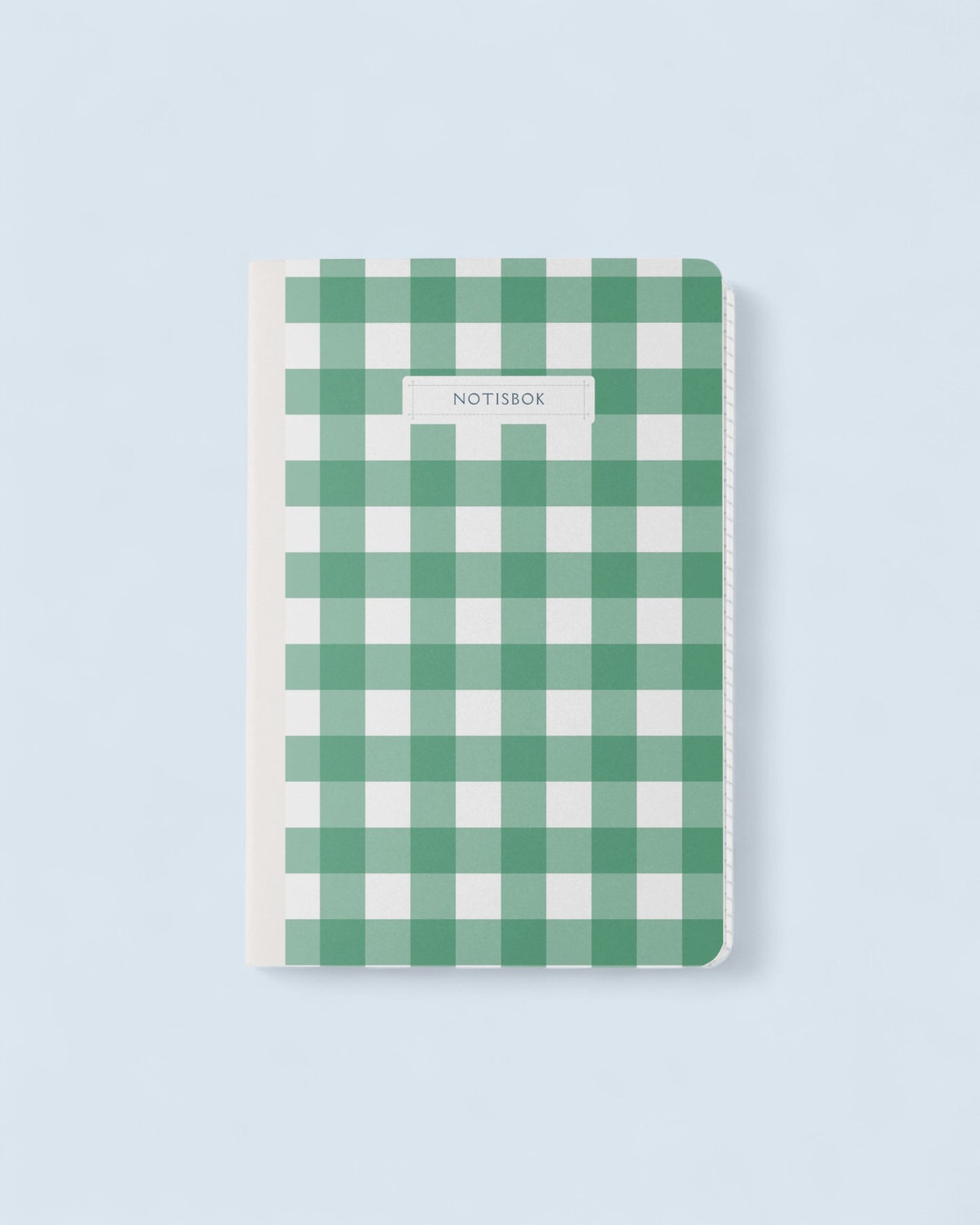Green Gingham Exercise Pad - Mid SECONDS ITEM