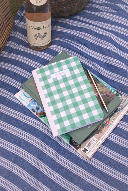 Green Gingham Exercise Pad - Mid