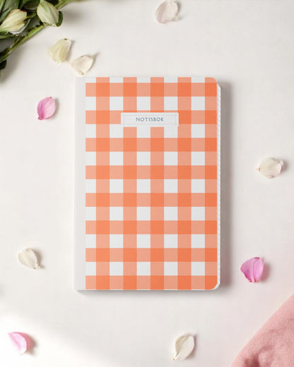 Red Gingham Exercise Pad - Small