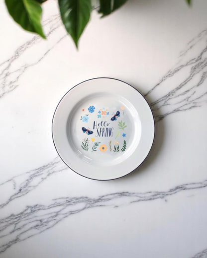 Butterfly, Wild & Whimsy Enamel Plate